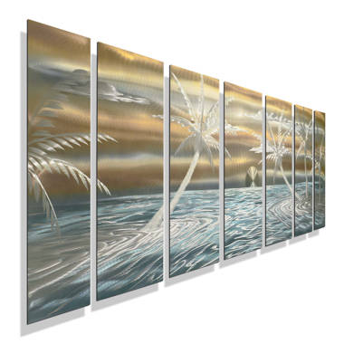 Statements2000 Dawn A Breaking Xl On Metal 7 Pieces by Jon Allen